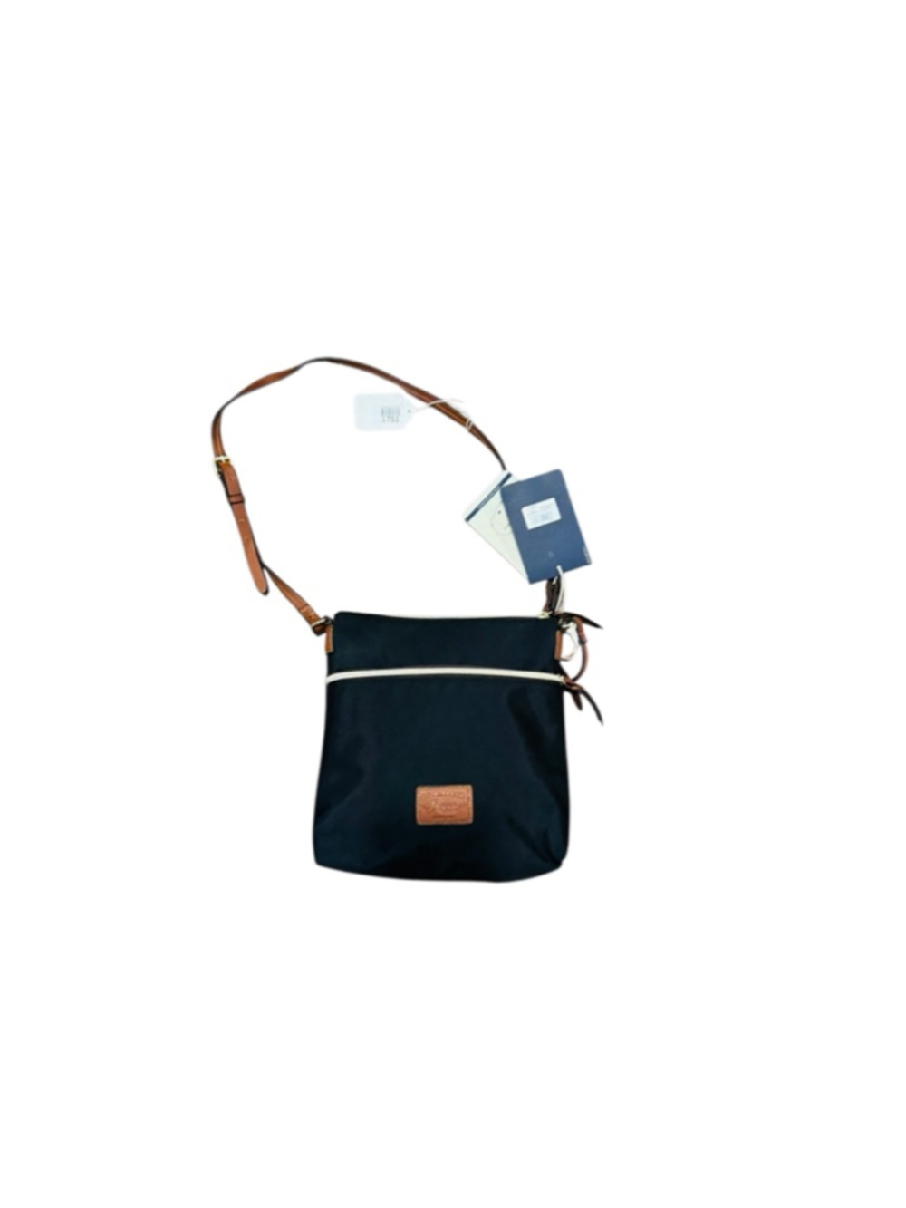 Women's G.H. Bass & Co. Black Crossbody Bag One Size 10.5x10.5